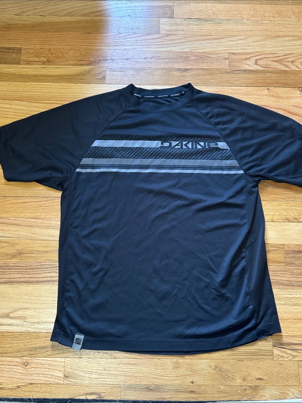Dakine Black Short Sleeve Lightweight Performance Jersey - Cycling, Biking